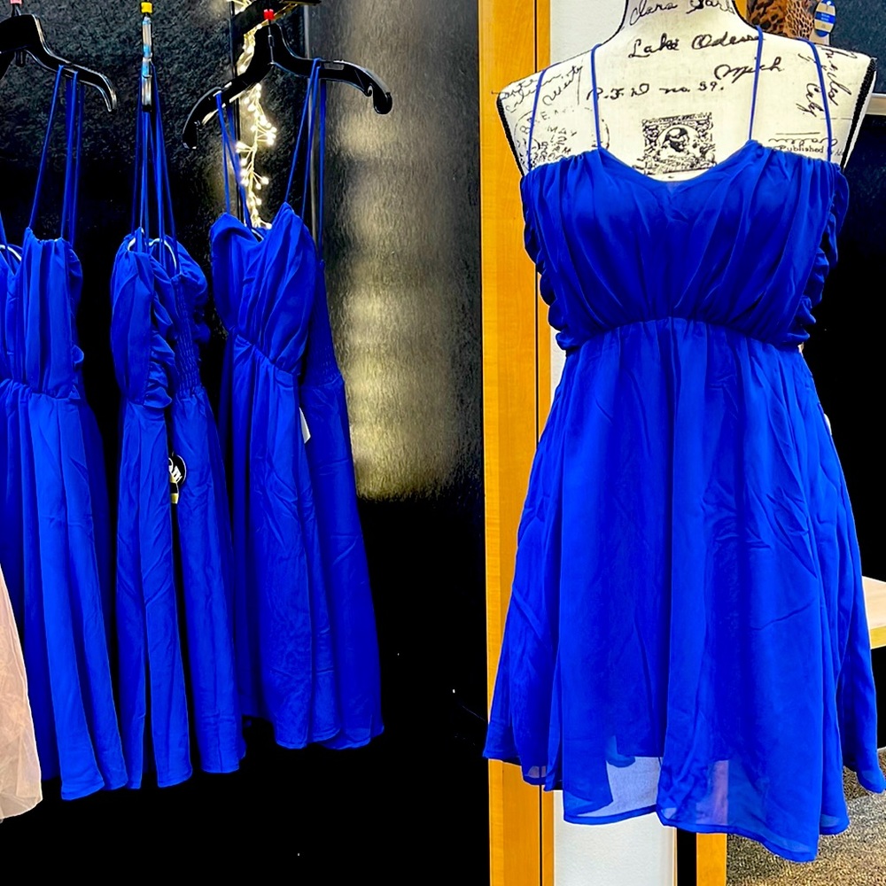 Mini Dress Blue